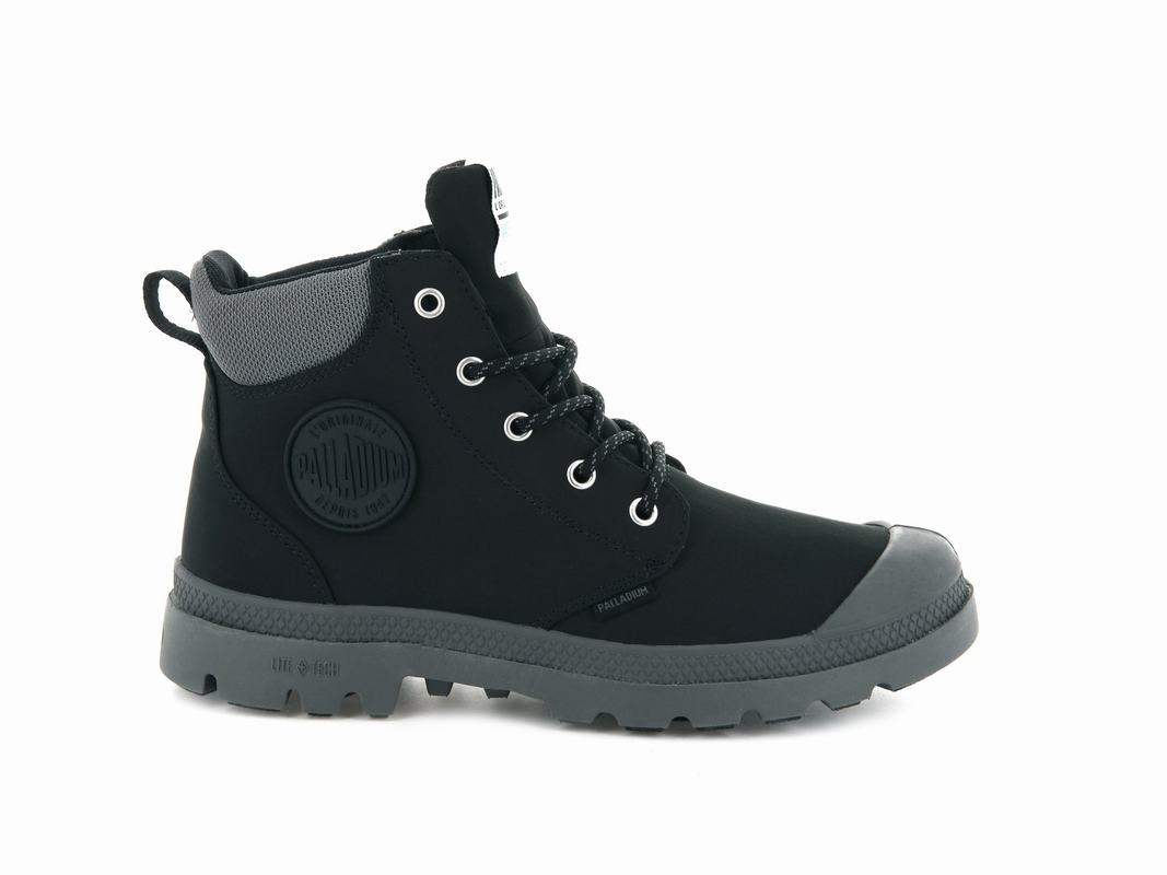 Botas Palladium Pampa Lite + Cuff Wp Waterproof Hombre - Negras ||LNWZ-42510||